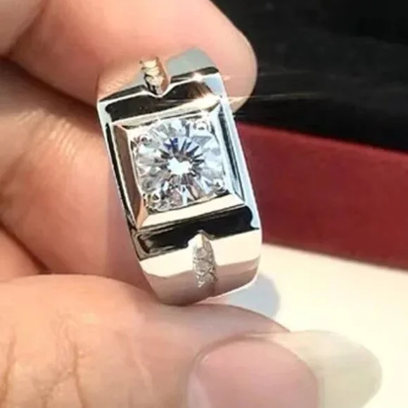 🆕 Classic Style 1.25 CTW. Diamond Band / Ring, Stamped 925 Sterling Silver 🆕 - Picture 2 of 8